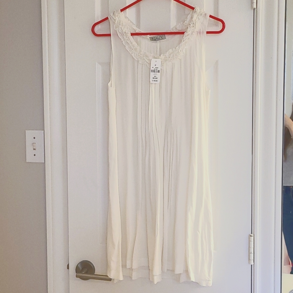 White baby doll dress from Navy